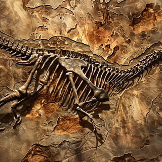 Dinosaur Fossil by BlueTechWizard
