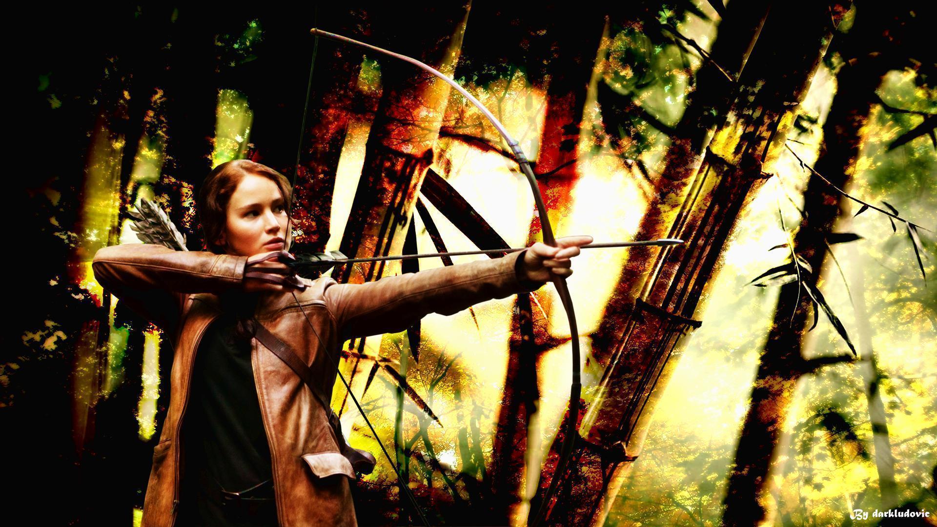 Jennifer Lawrence Hunger Games Widescreen Desktop Wallpaper