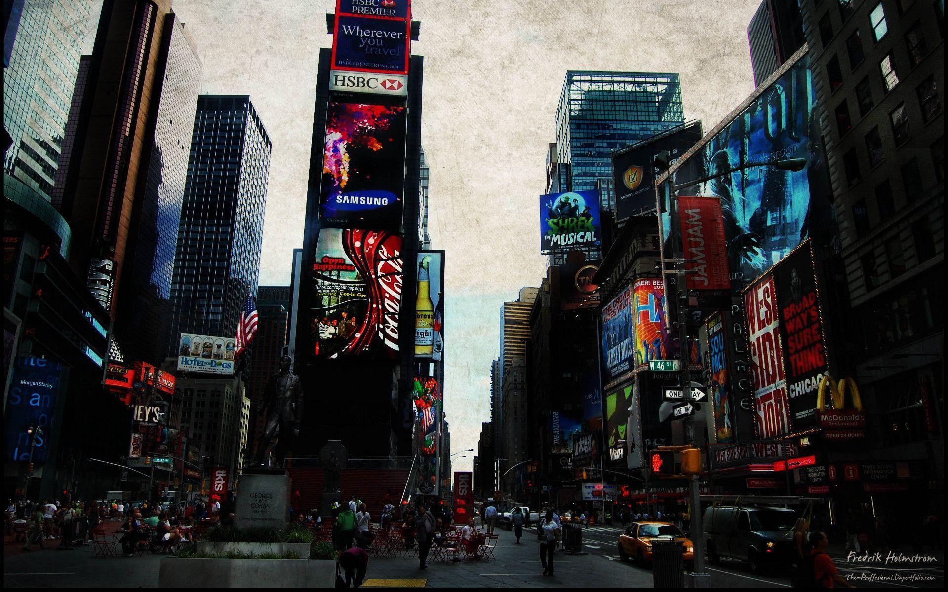 Times Square HD Wallpaper. Theme Bin, HD