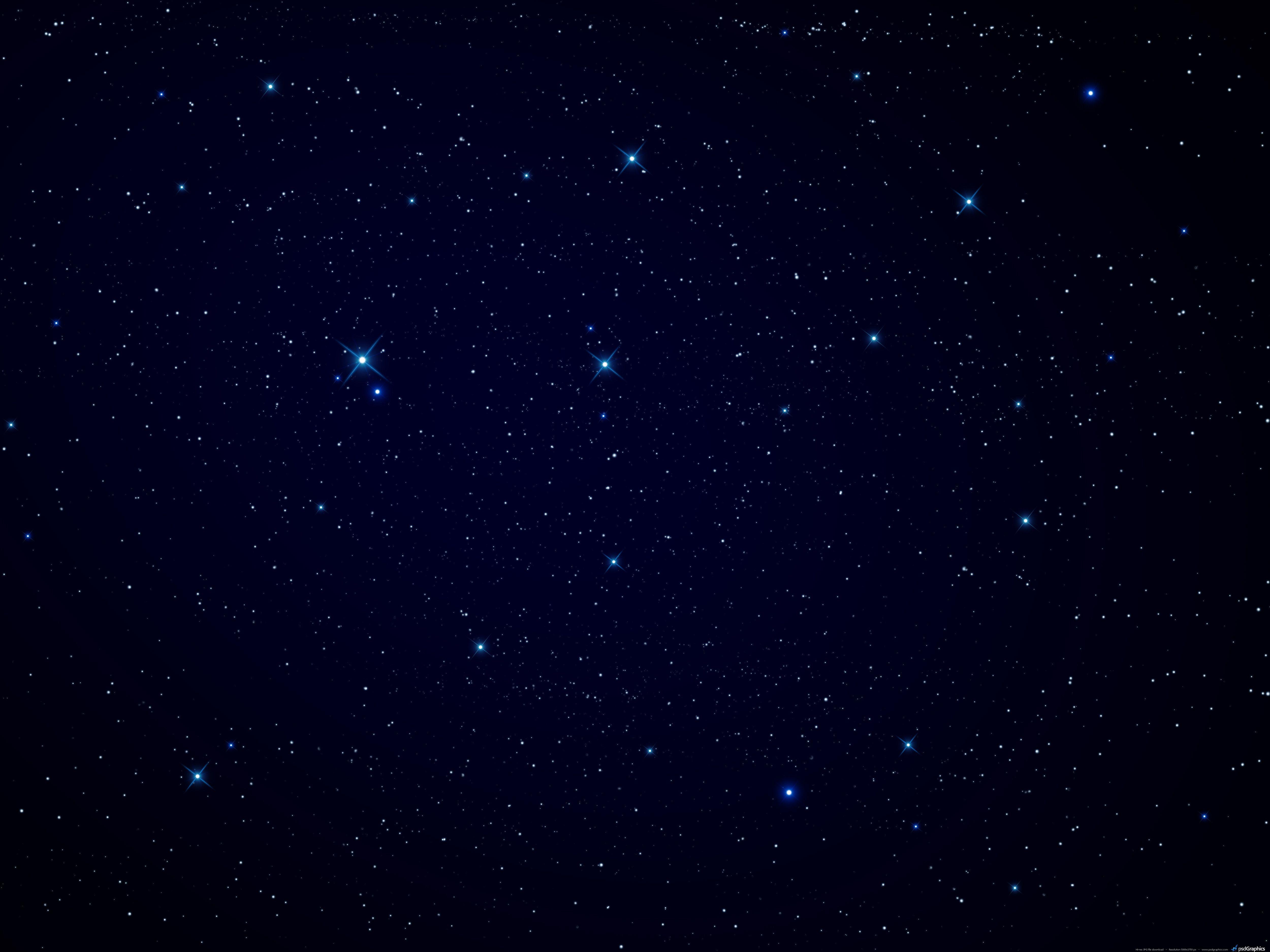 Night sky, stars background