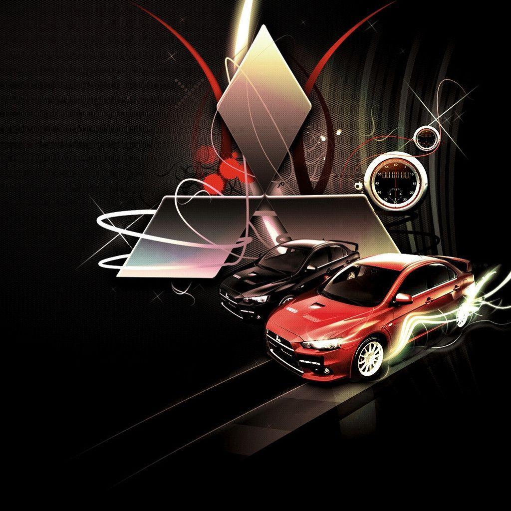 Mitsubishi Lancer Evolution Logo iPad Wallpaper Download. iPhone