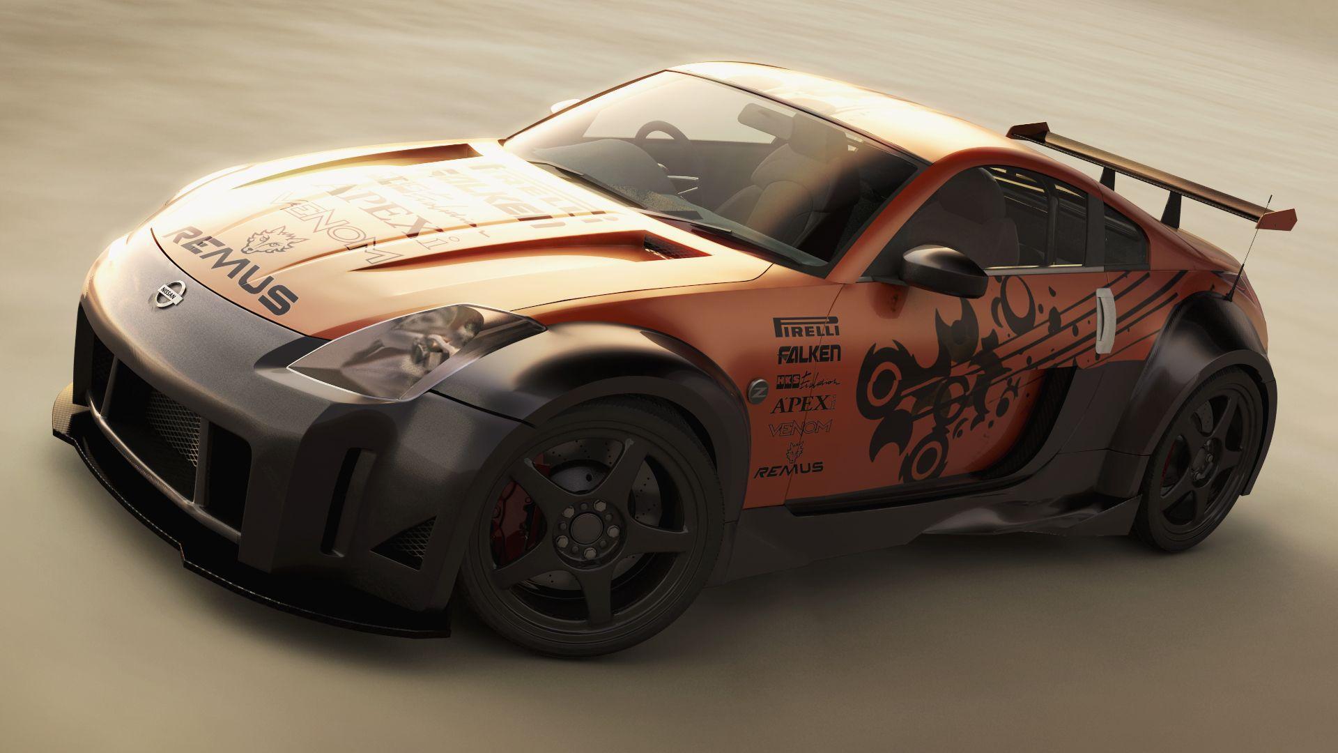Vehicles For > Tuned Nissan 350z Wallpaper