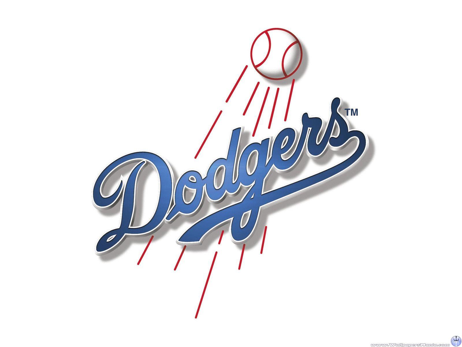 Pix For > Dodgers Logo Black Wallpaper