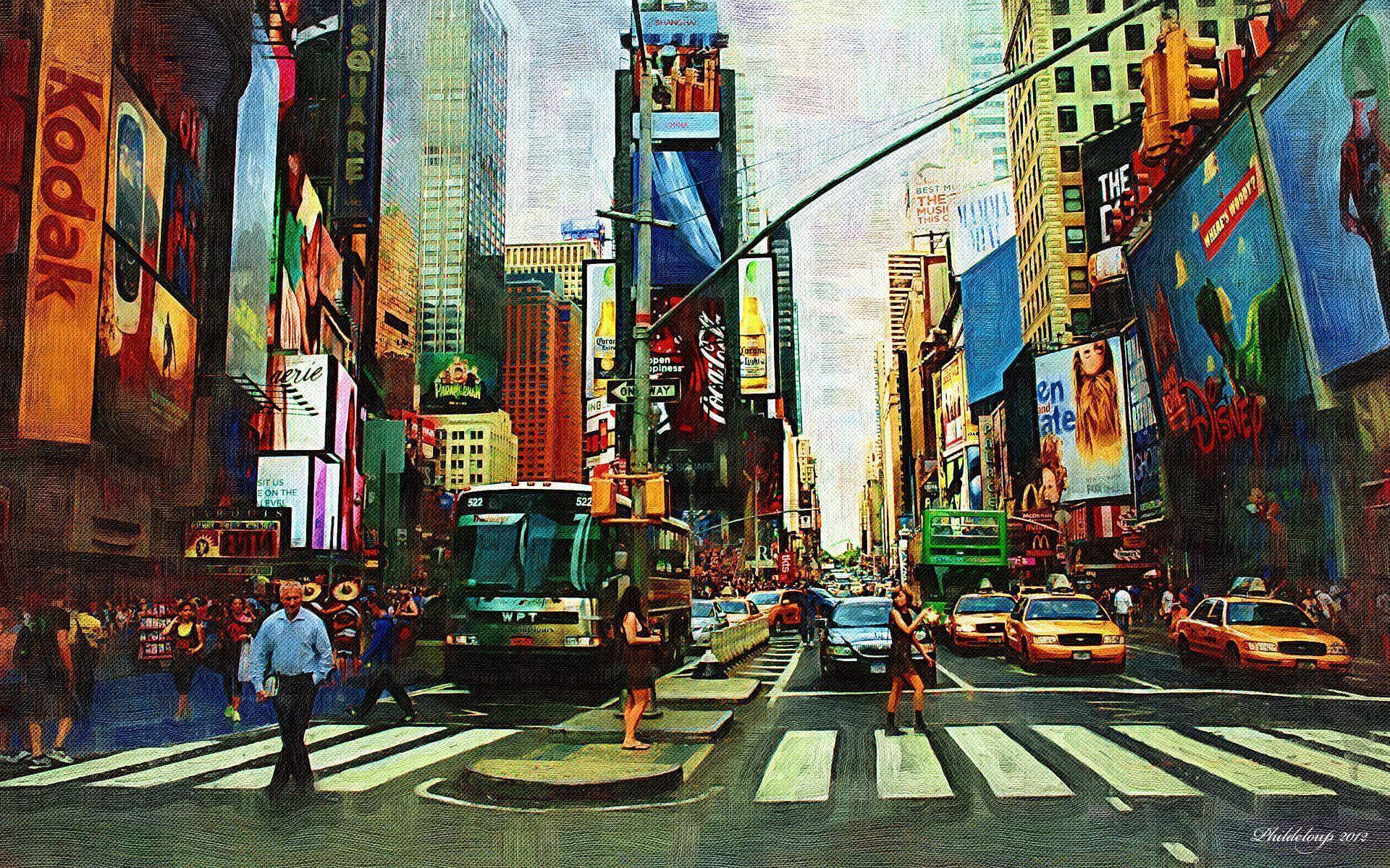 Time Square HD Wallpaper. Theme Bin, HD