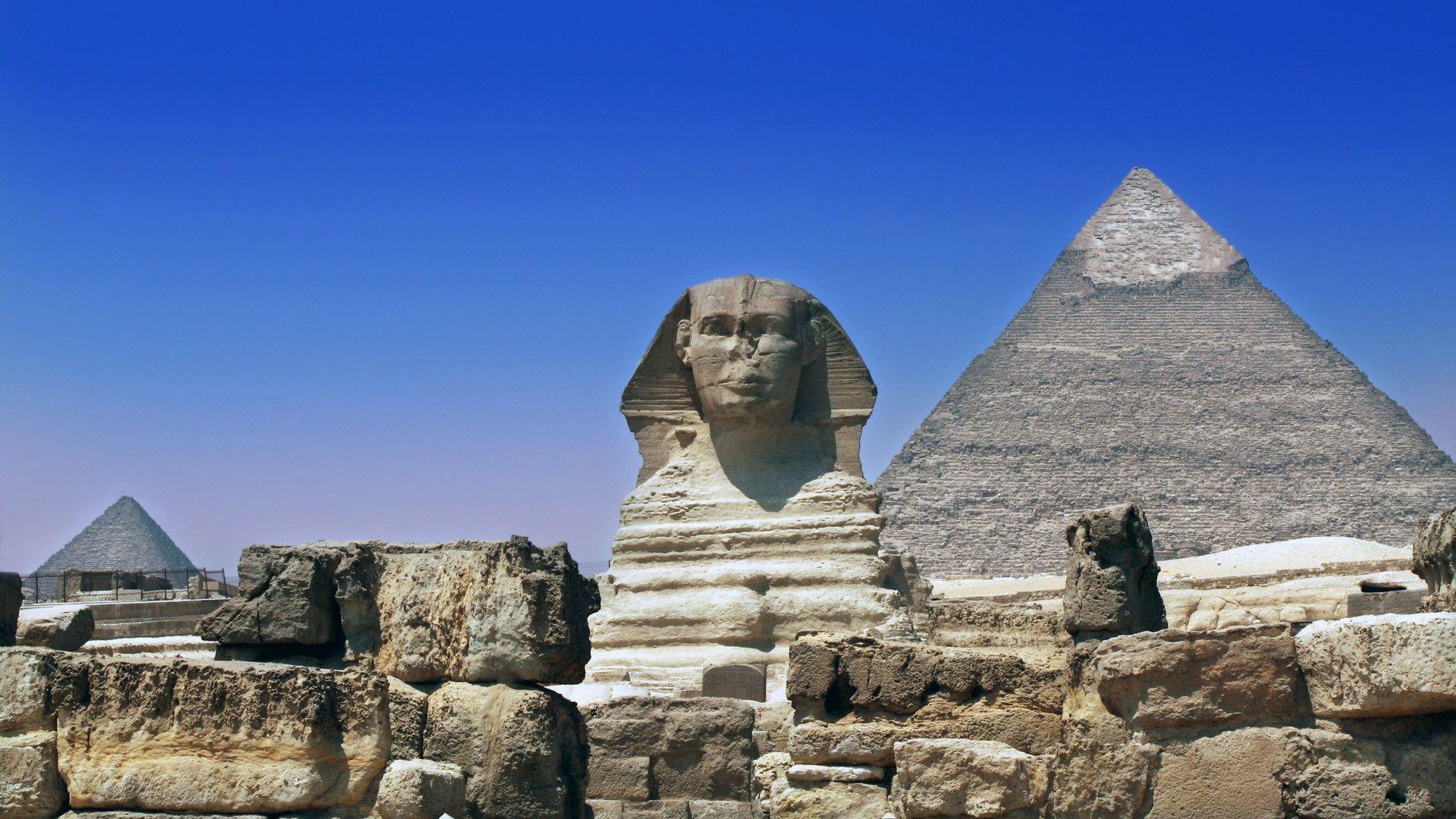 Cairo Sphinx Pyramids wallpaper