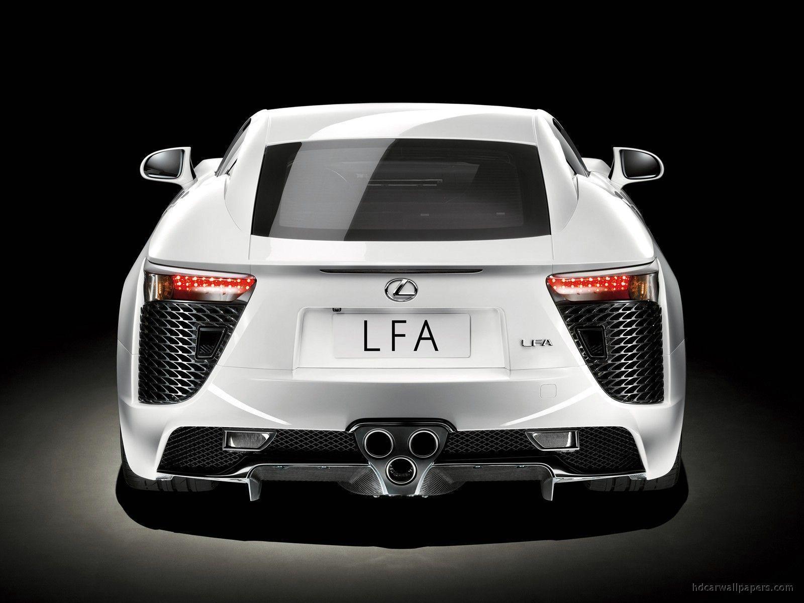 Lexus LFA Rear Wallpaper. HD Car Wallpaper