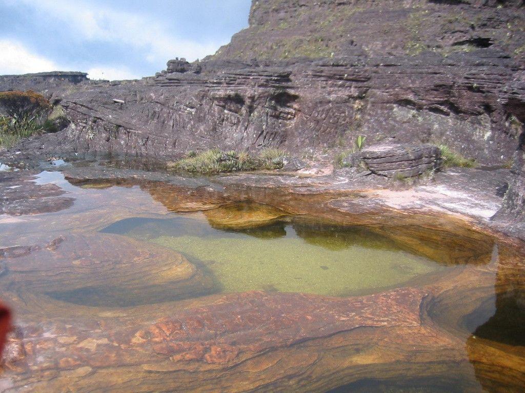 Colorful Pool Roraima Venezuela wallpaper