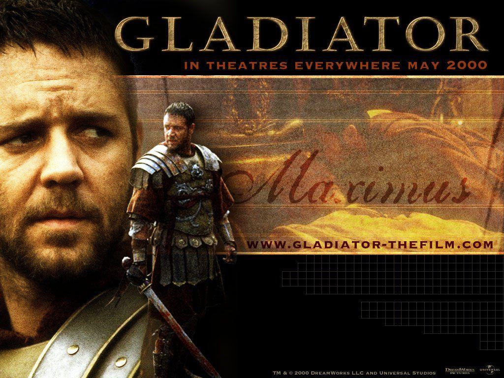 Gladiator Film Movie Logo Wallpaper