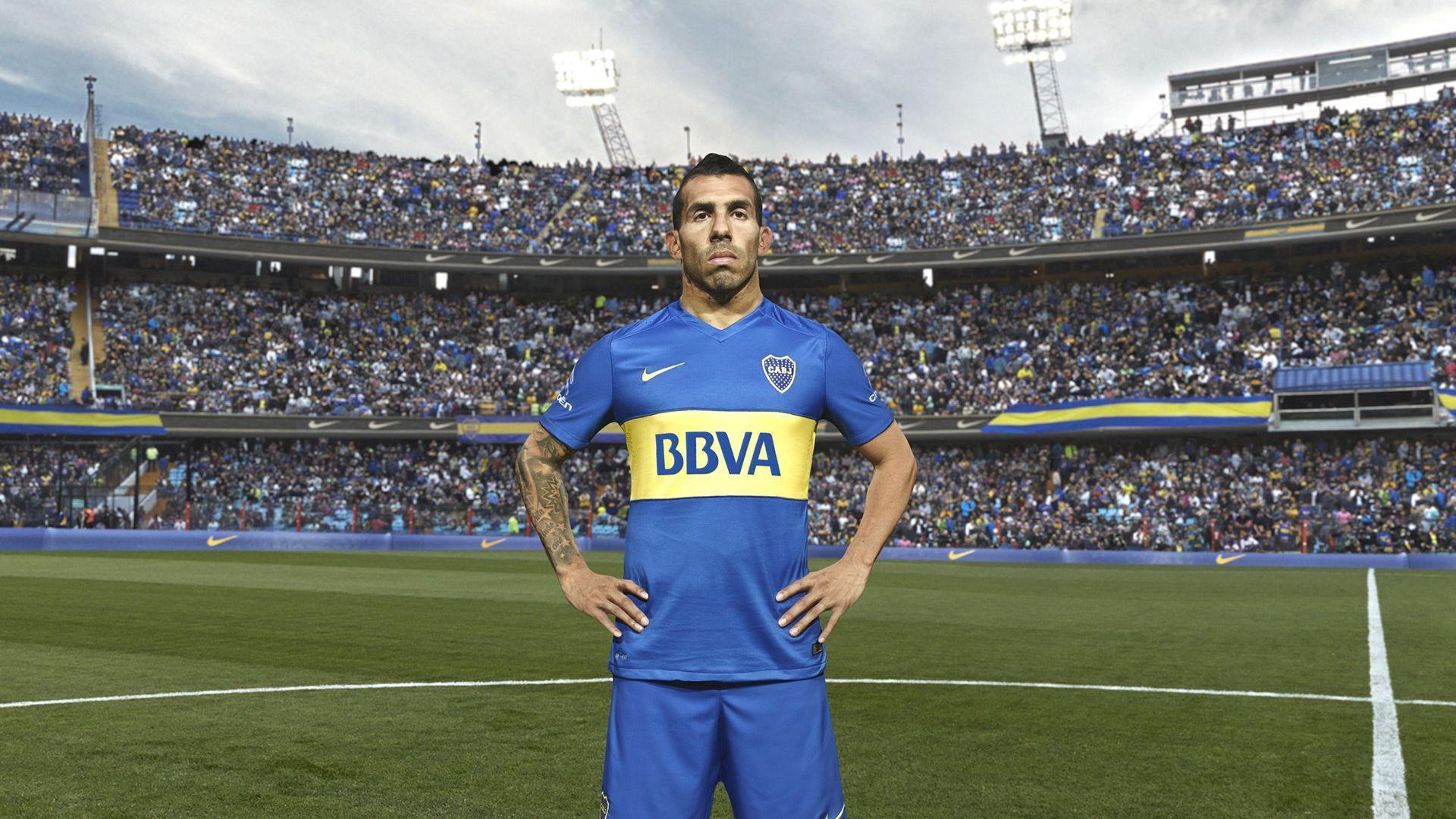 Carlos Tevez 2016 Boca Juniors Nike Kit Wallpaper. HD Wallpaper