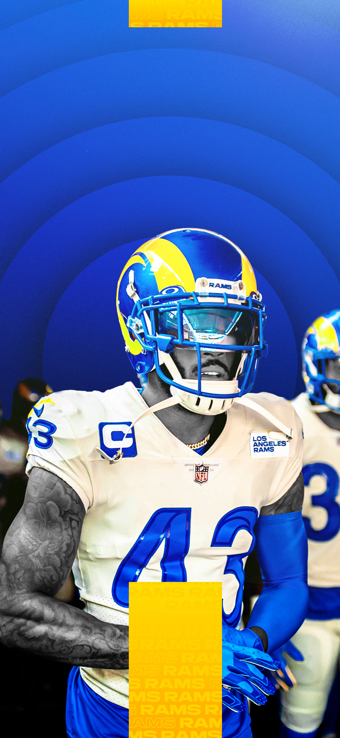Los Angeles Rams to switch up those phone background