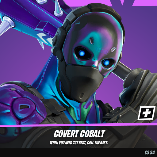 Covert Cobalt Fortnite wallpaper