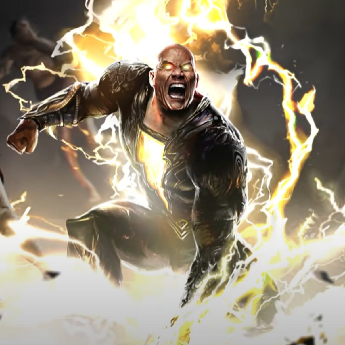 The Rock announces Black Adam's release date at Times Square