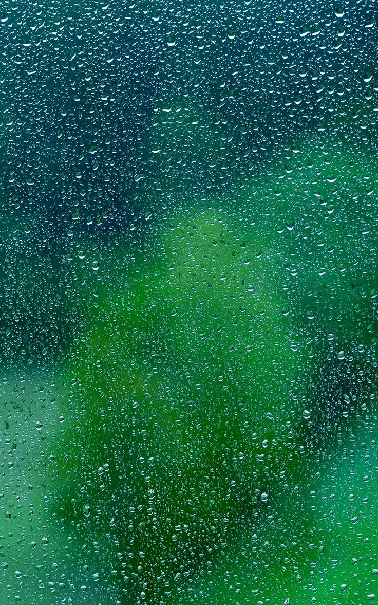 Wallpaper rain drops glass wet surface