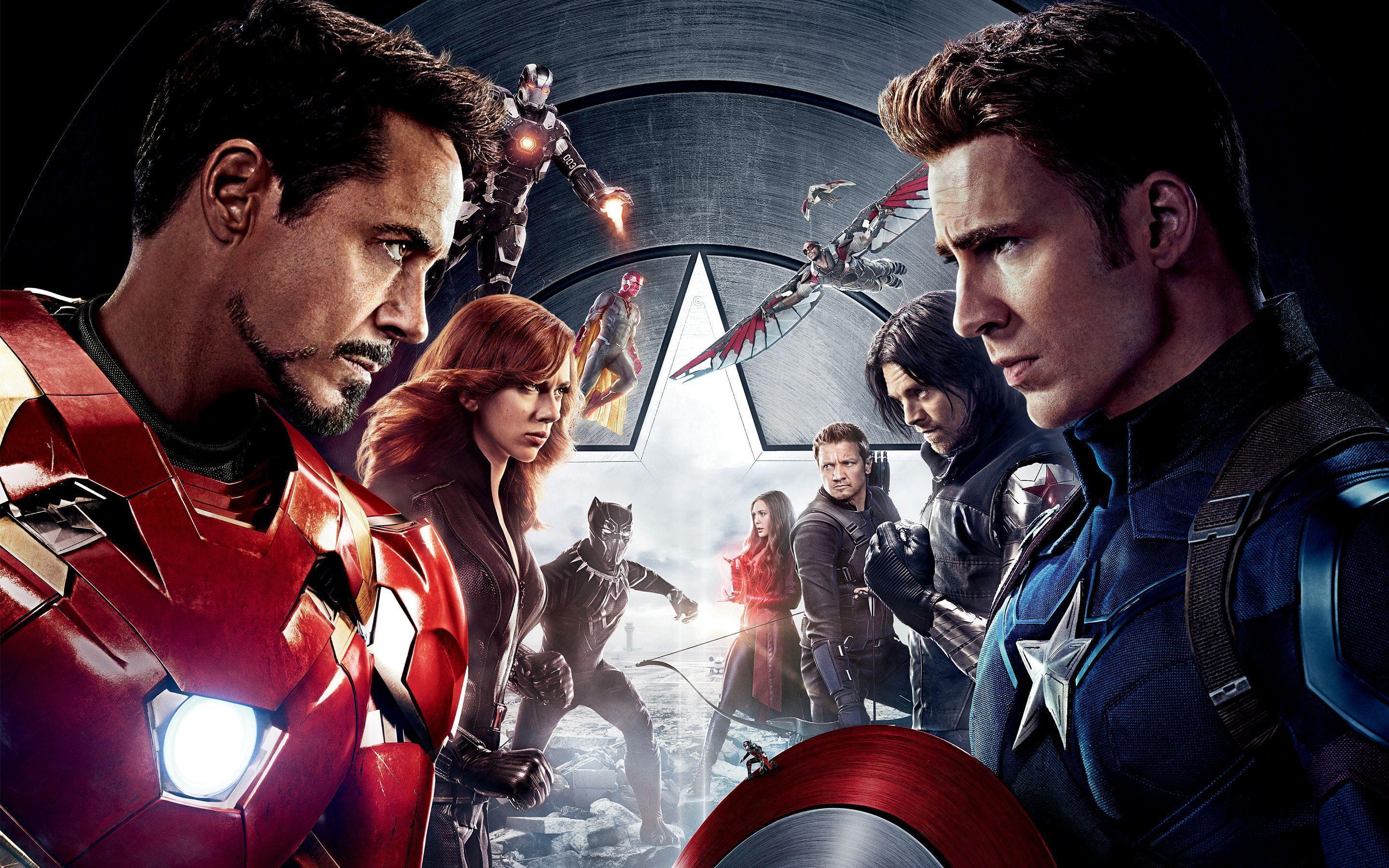 Captain America Civil War 8K Wallpaper