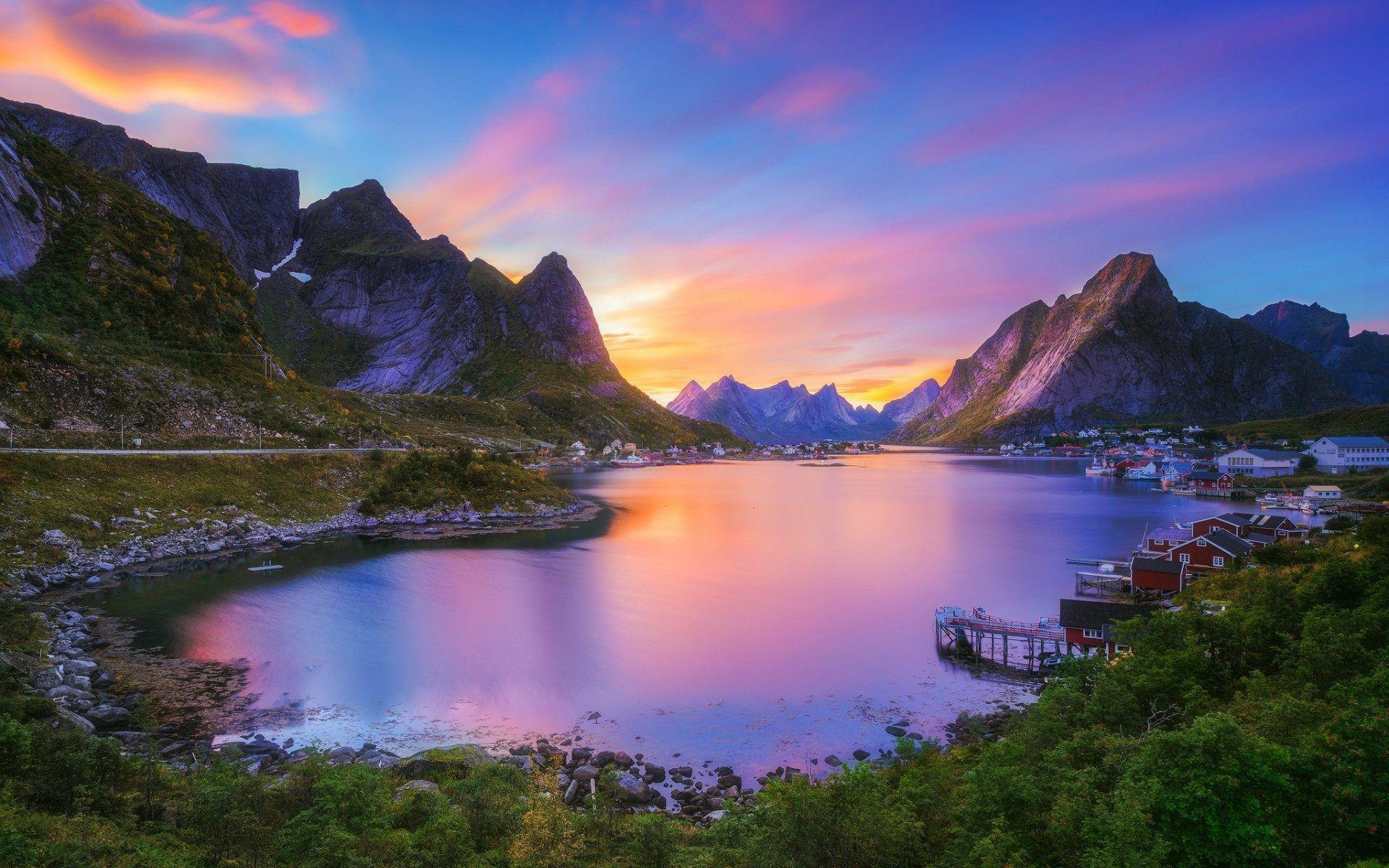 Lofoten Norway Wallpaper HD Download Of Beautiful Scenery