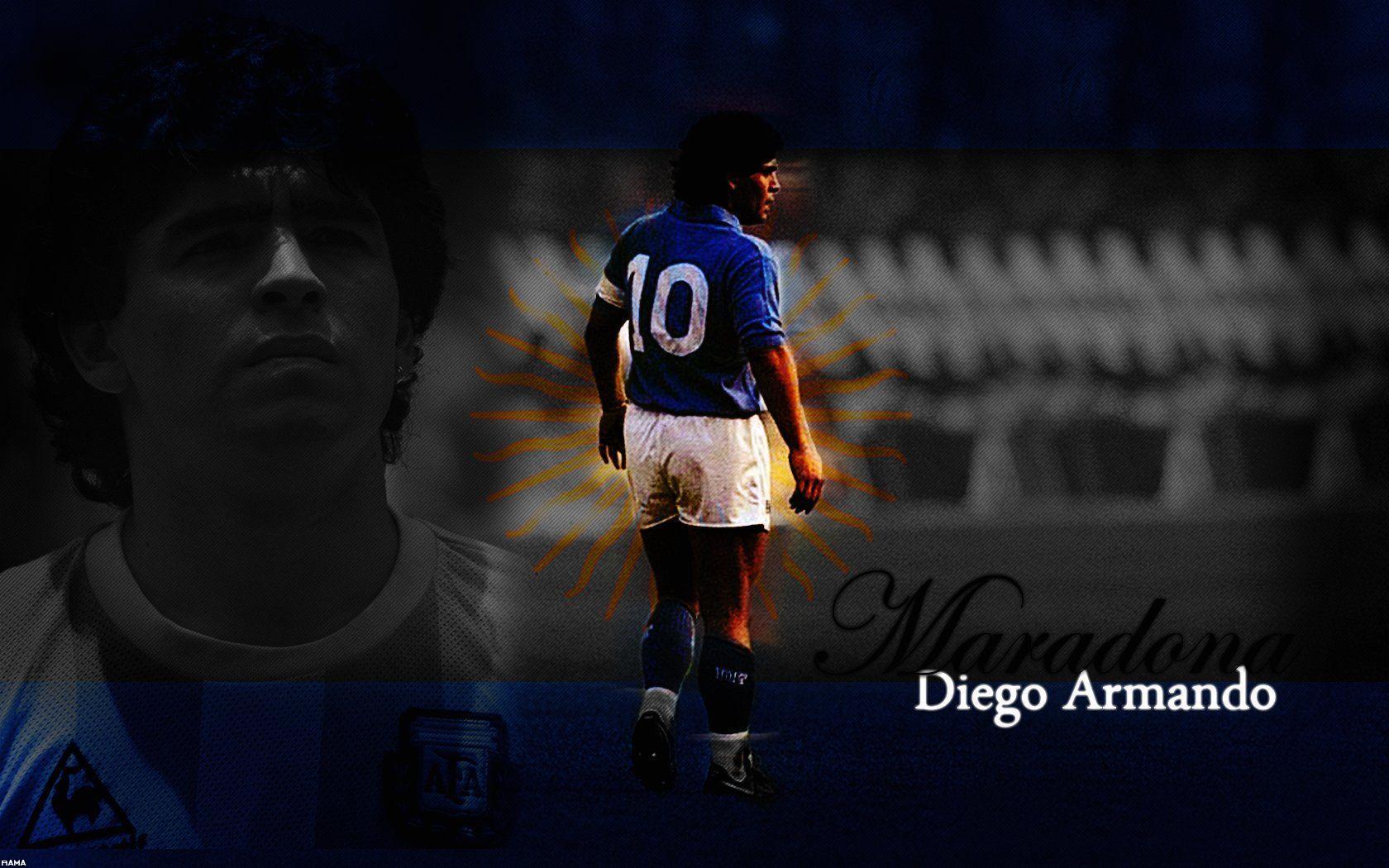 Wallpaper Diego Armando Maradona Argentina Sport Celebrity