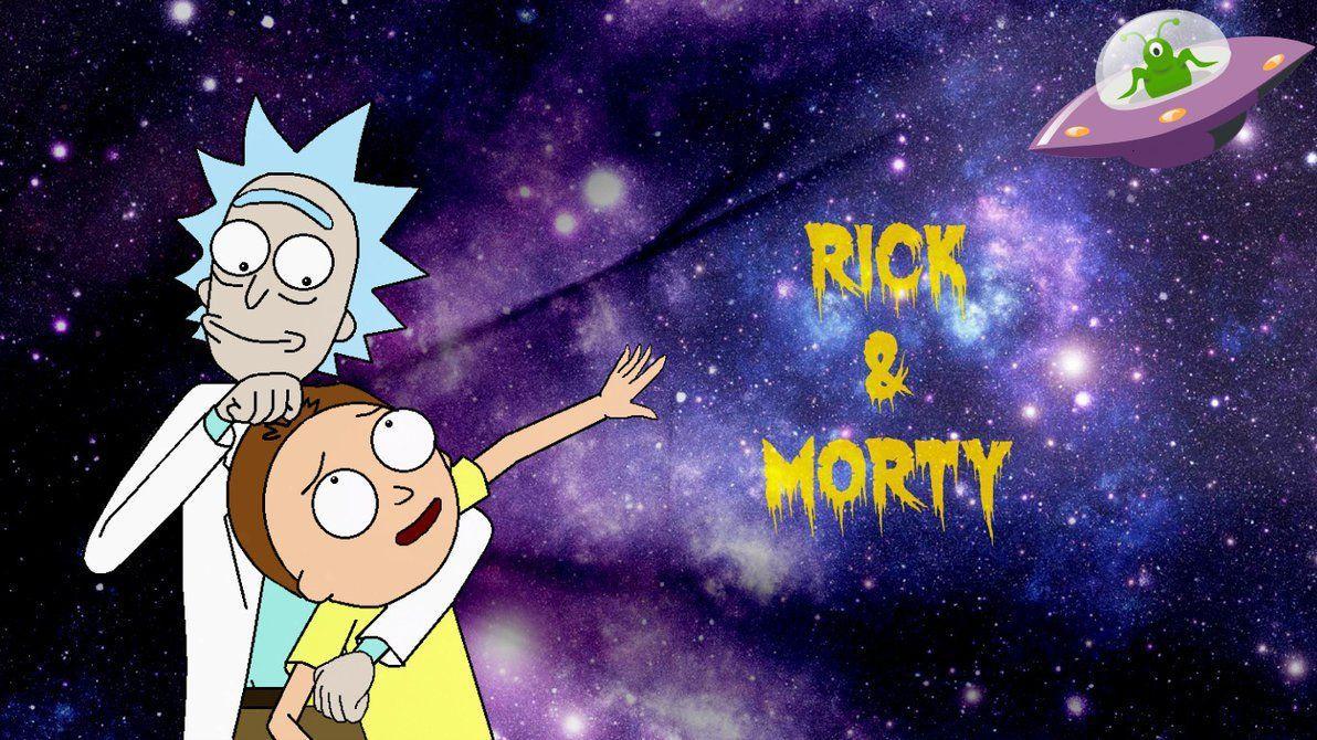 Rick And Morty Space and Aliens Wallpaper