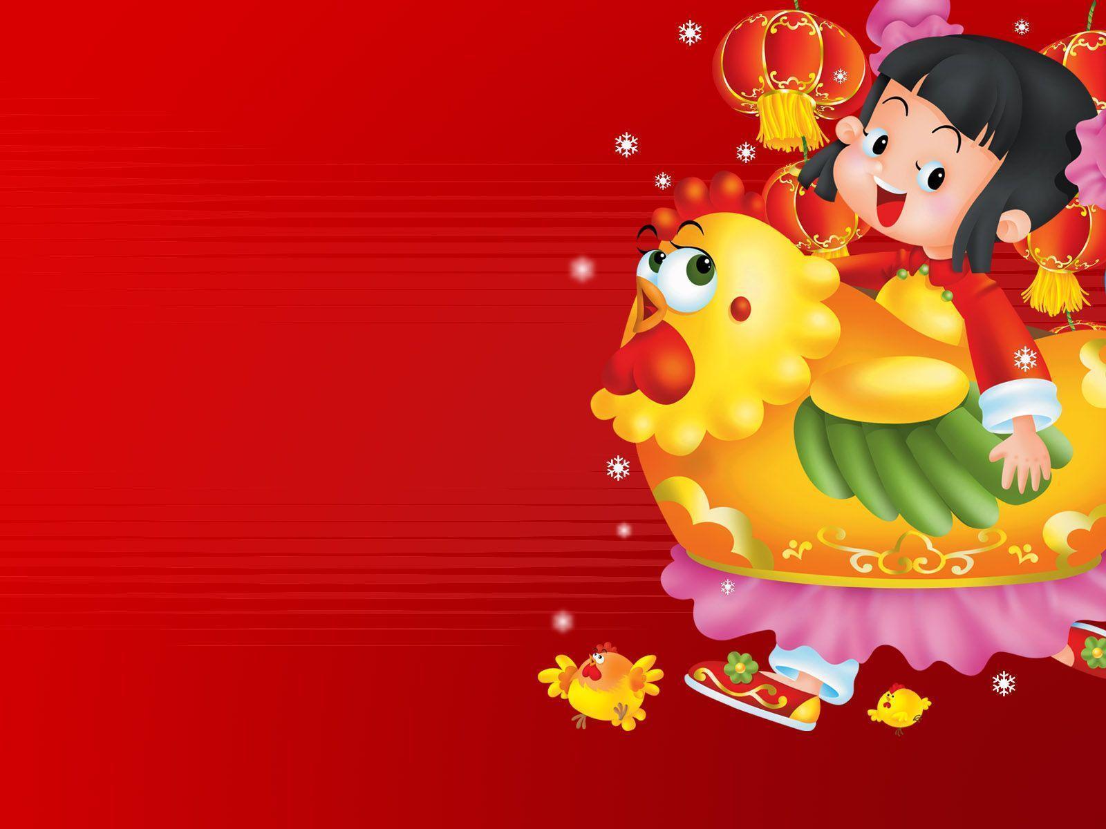 Vector Chinese New Year Wallpaper 4535