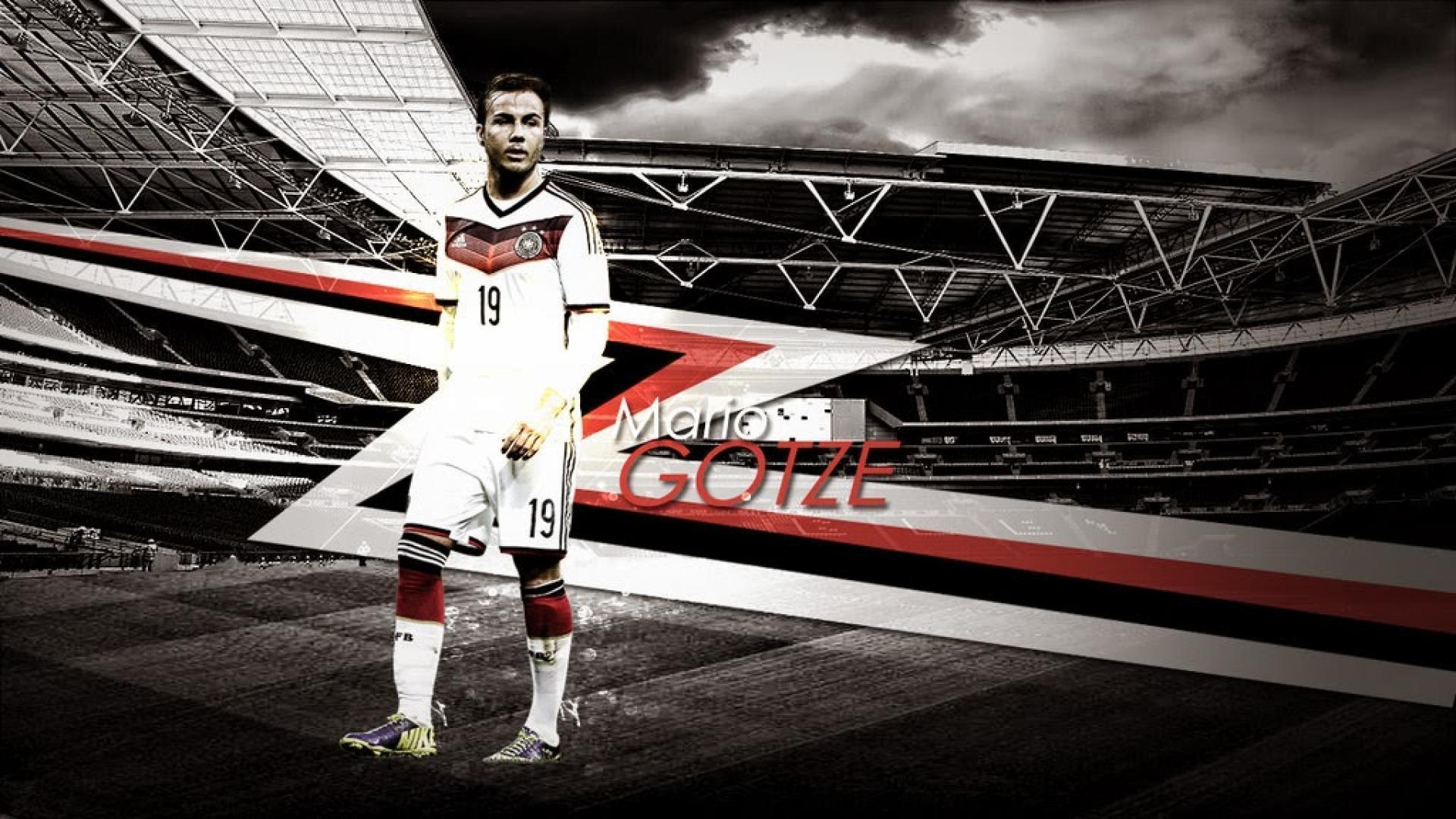 HD Mario Gotze Germany Player Fifa World Cup 2014 Top Wallpaper