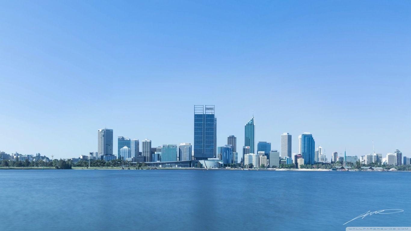 Perth City Panorama HD desktop wallpaper, Widescreen, High