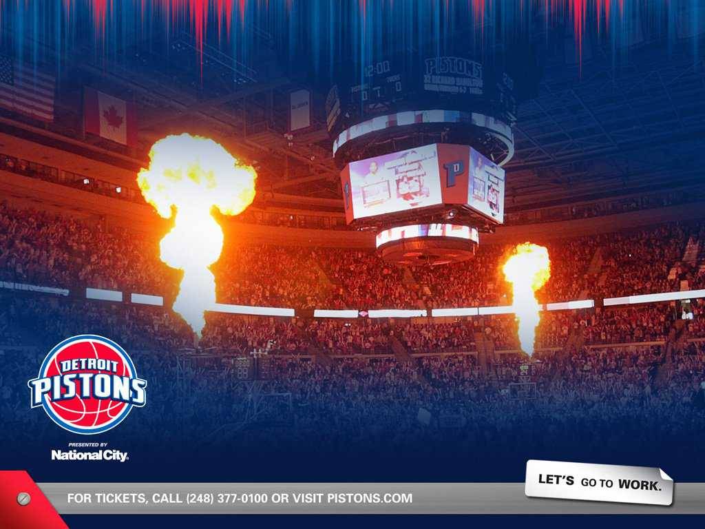 Detroit Pistons Palace Crowd Wallpaper Pistons Wallpaper