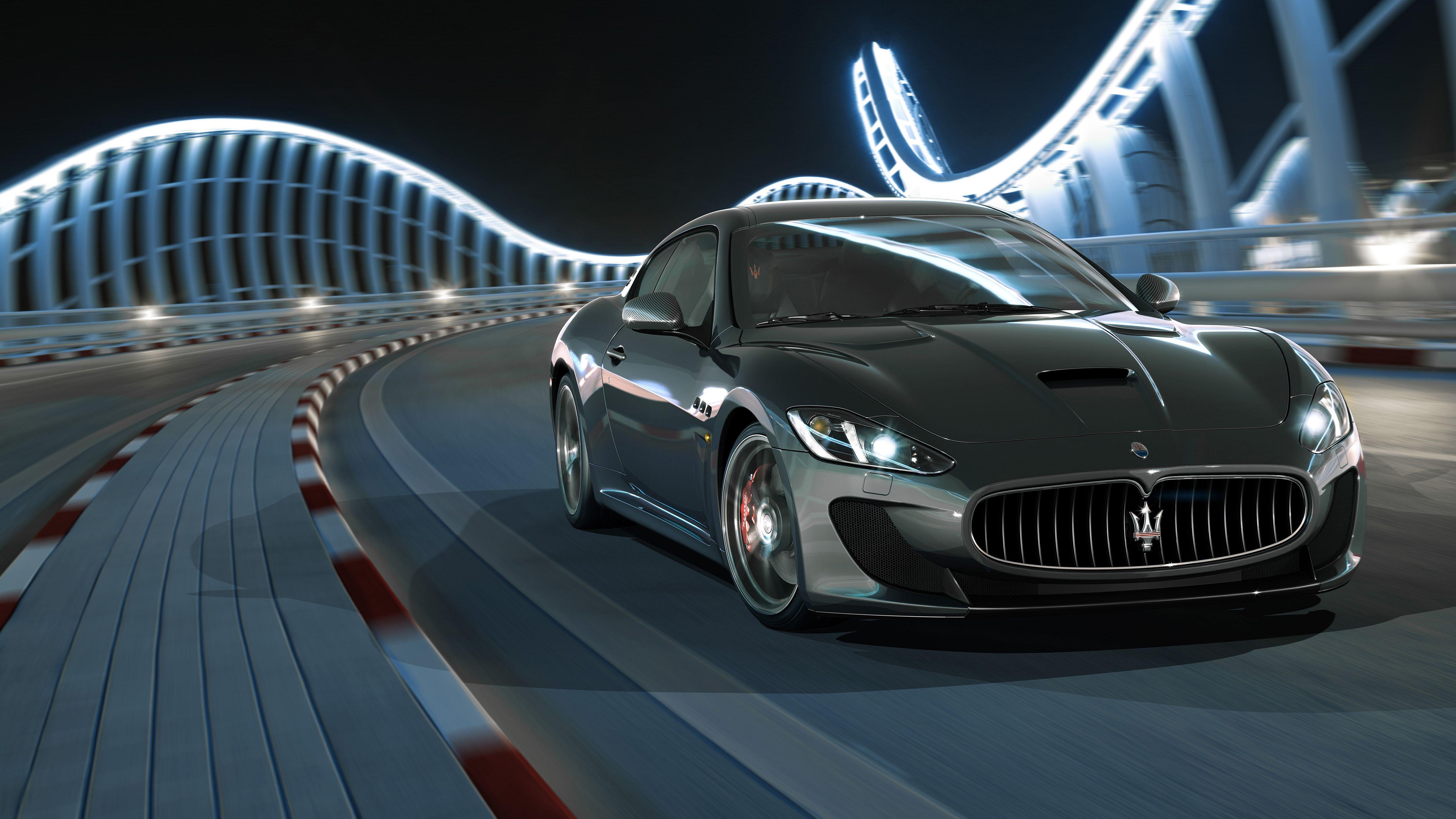 Maserati GranTurismo 4K Wallpaper. HD Car Wallpaper