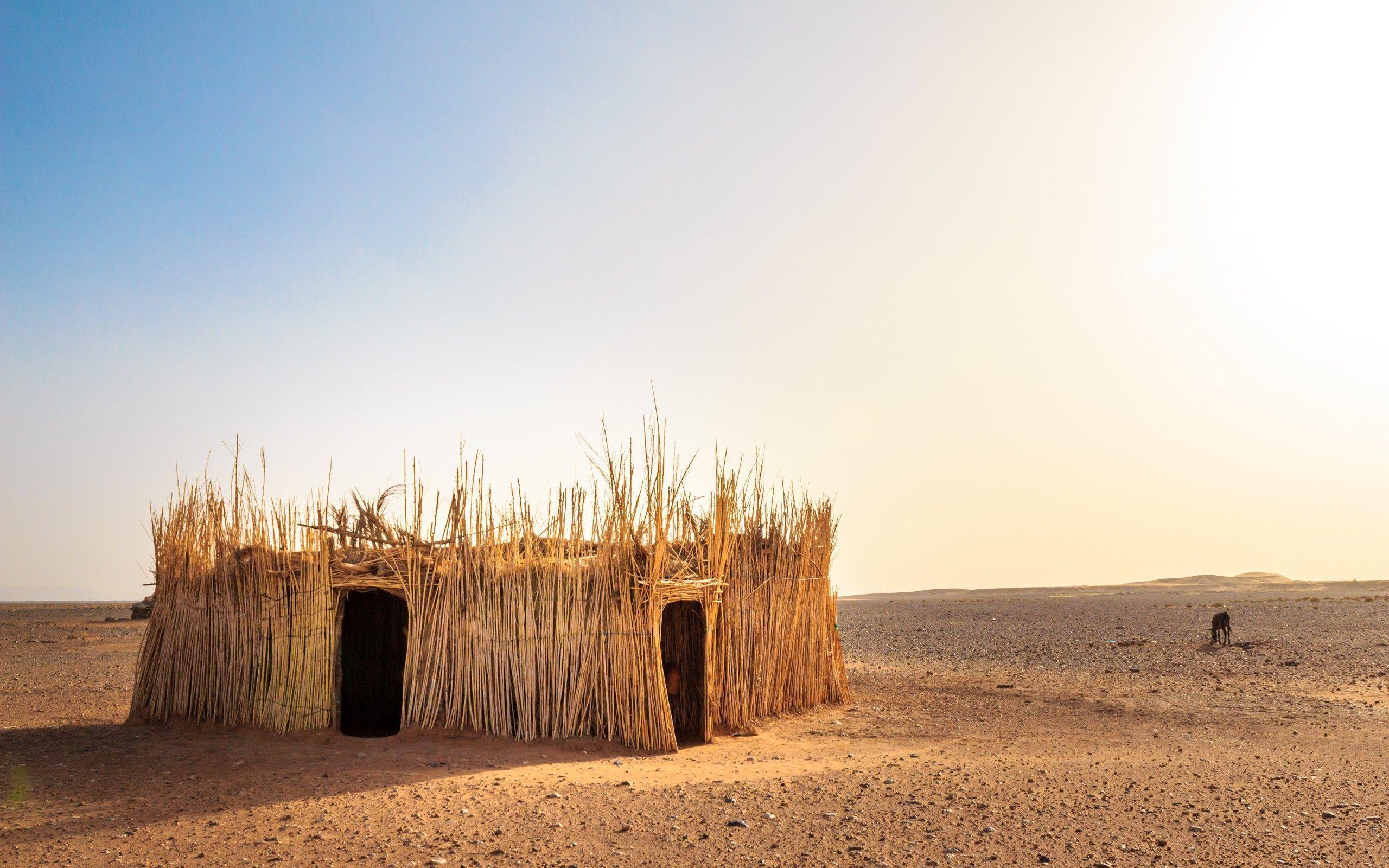 The Sahara Desert House Wallpaper HD Download Desktop