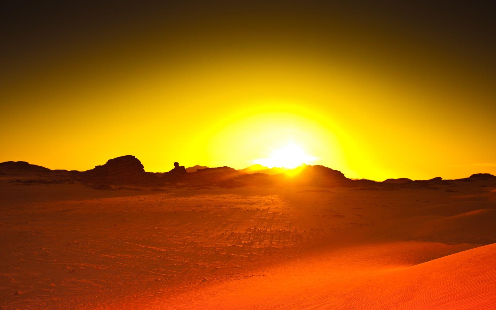 Desert Sunset Sonoran iPhone Sahara Wallpaper Desktop