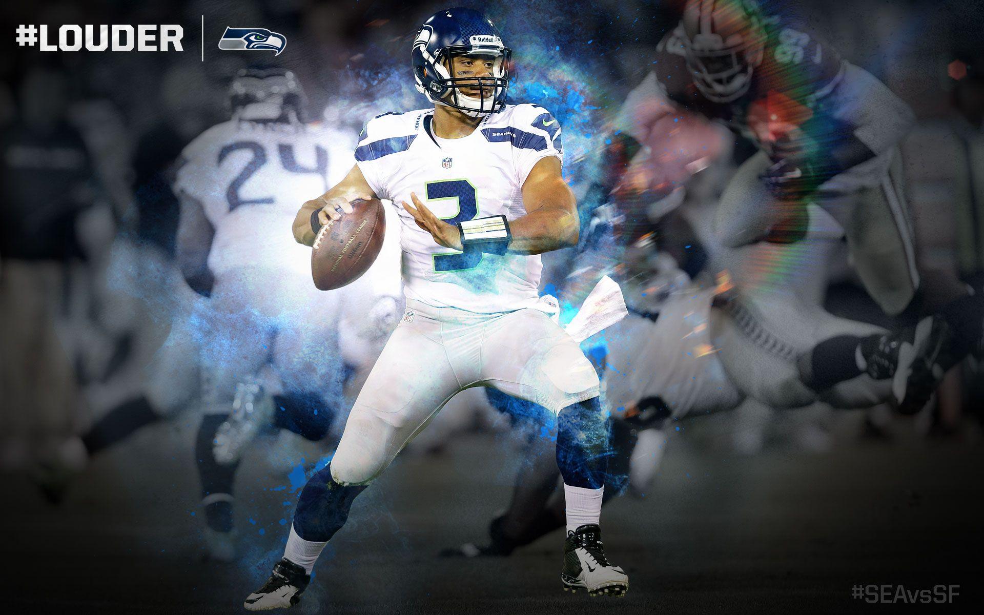 Russell Wilson. Full HD Widescreen wallpaper for desktop