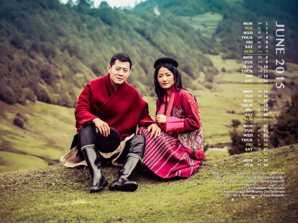 Bhutan Desktop Calendars