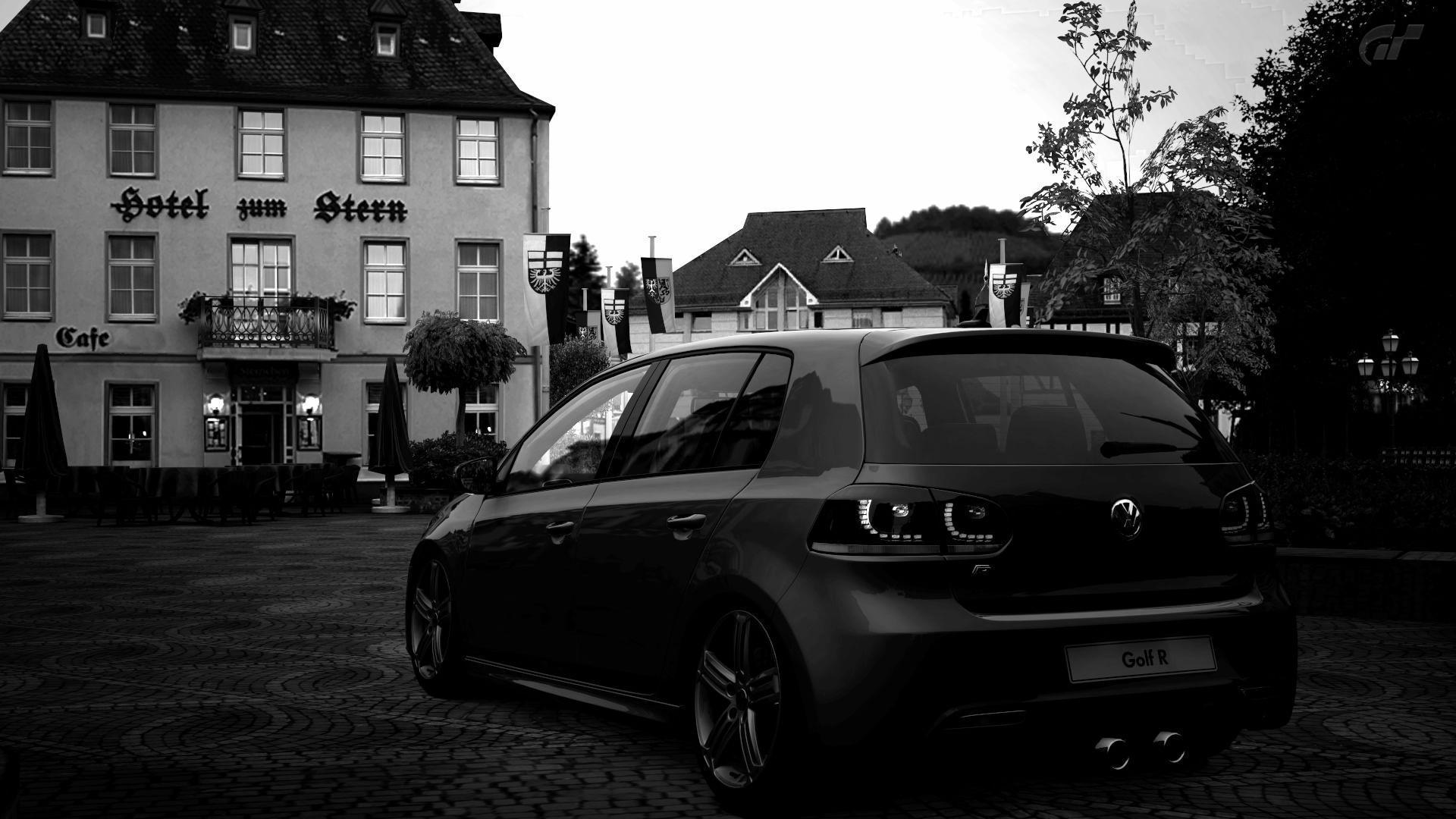 Black And White Golf R Wallpaper Picture to