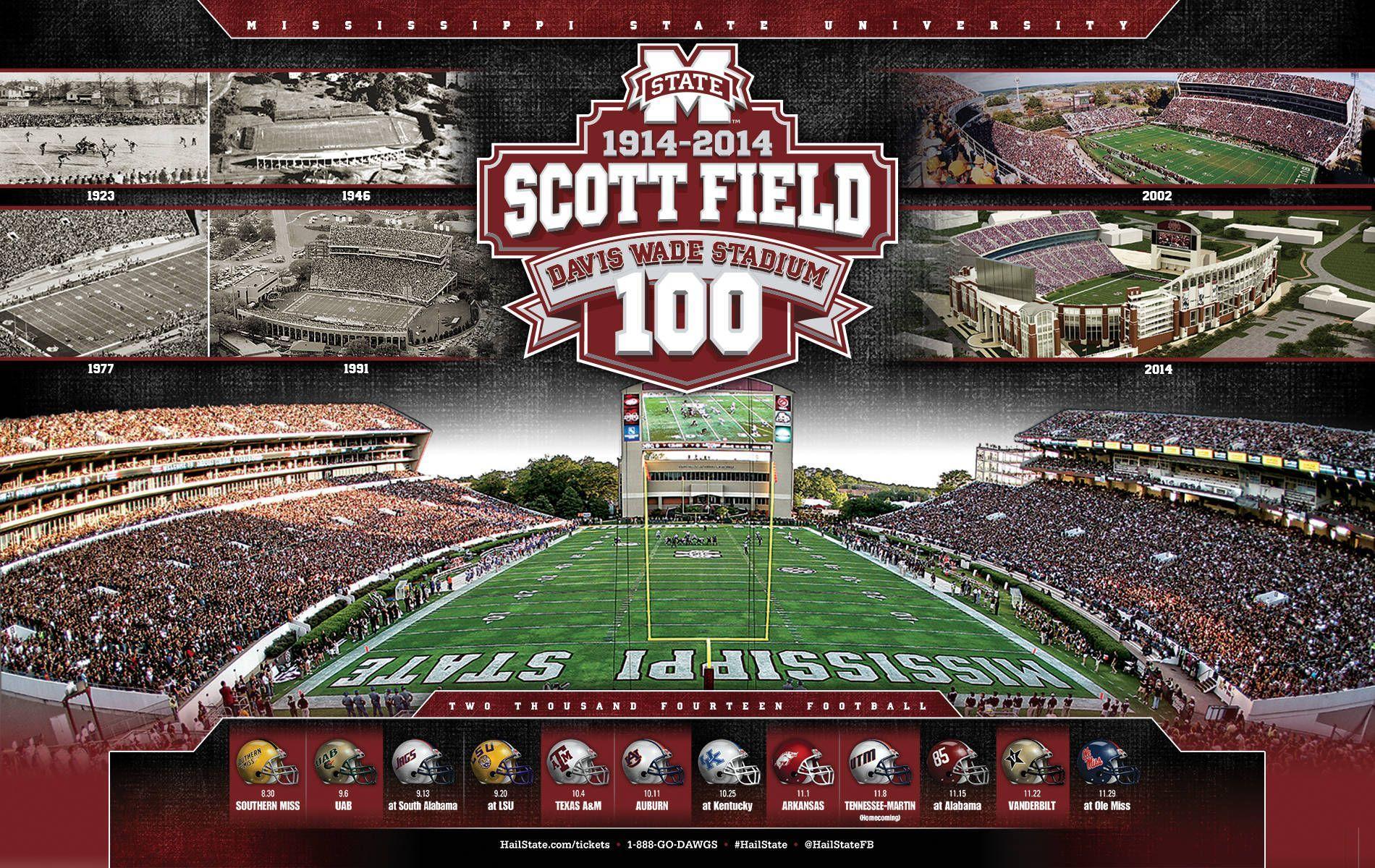 Scott Field 100th Anniversary Wallpaper State Athletics