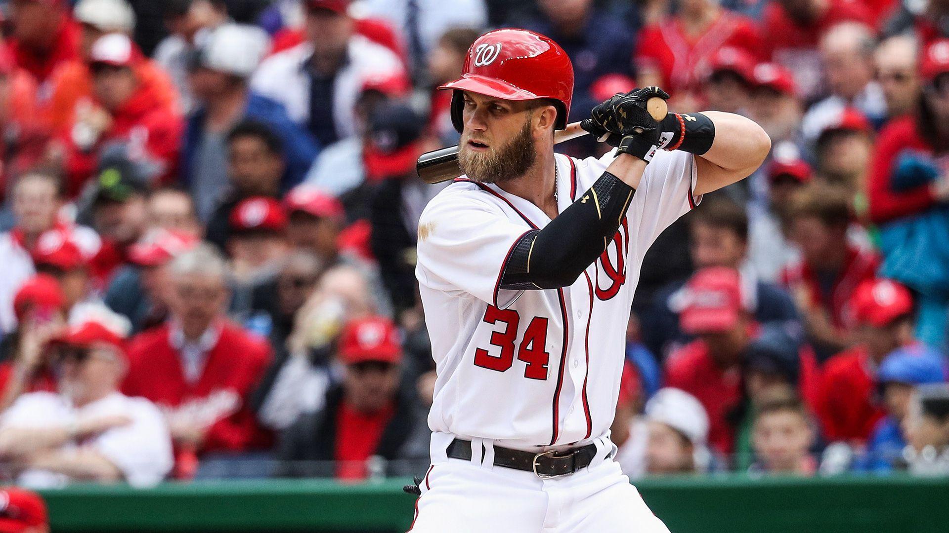 Bryce Harper Crushes Homer In First Spring Training At Bat. MLB