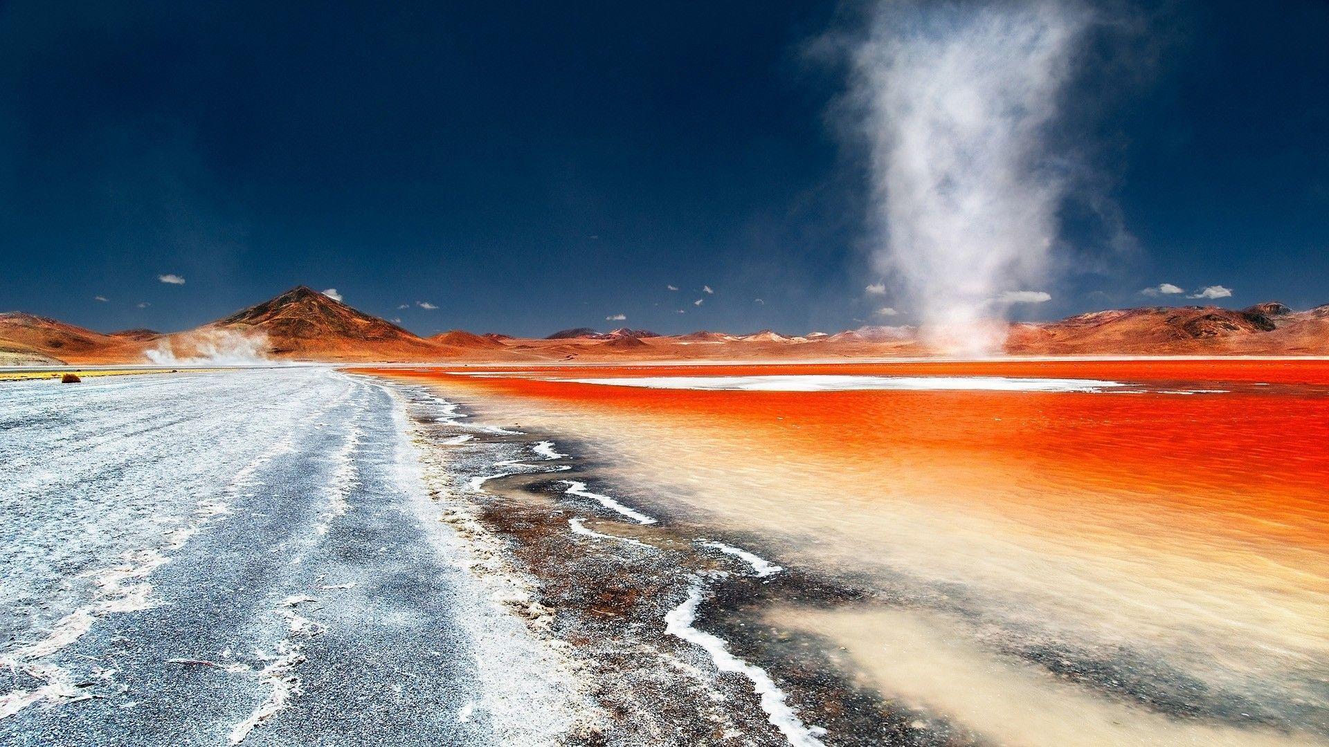 Bolivia Tag wallpaper: Swirls Dust Bolivia Landscapes Amazing