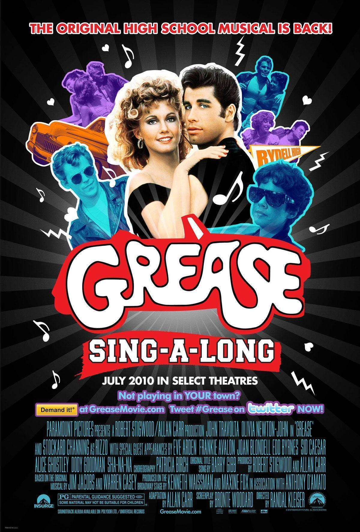 All Movie Posters And Prints For Grease Sing A Long
