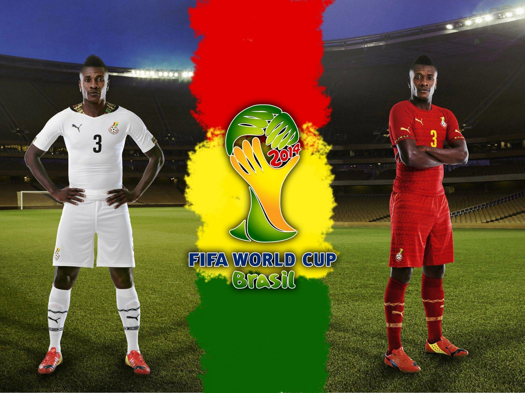Ghana at the World Cup in Brazil 2014 wallpaper and image