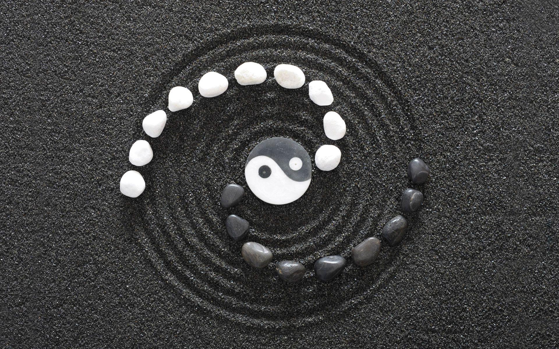 Yin And Yang Wallpaper Background with Wallpaper High Quality