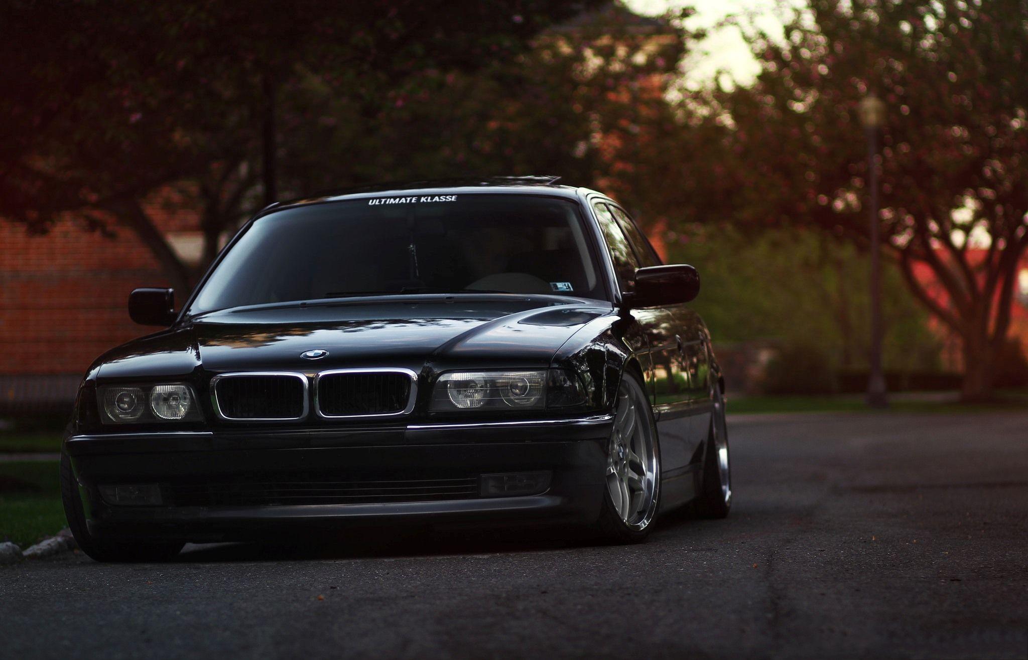 BMW 7 Series E38 Black wallpaper. HD Desktop Wallpaper