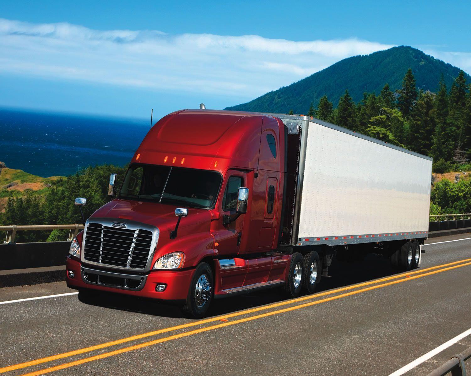 Wide HD Freightliner Cascadia Trucks Wallpaper. FLGX HD.21 KB