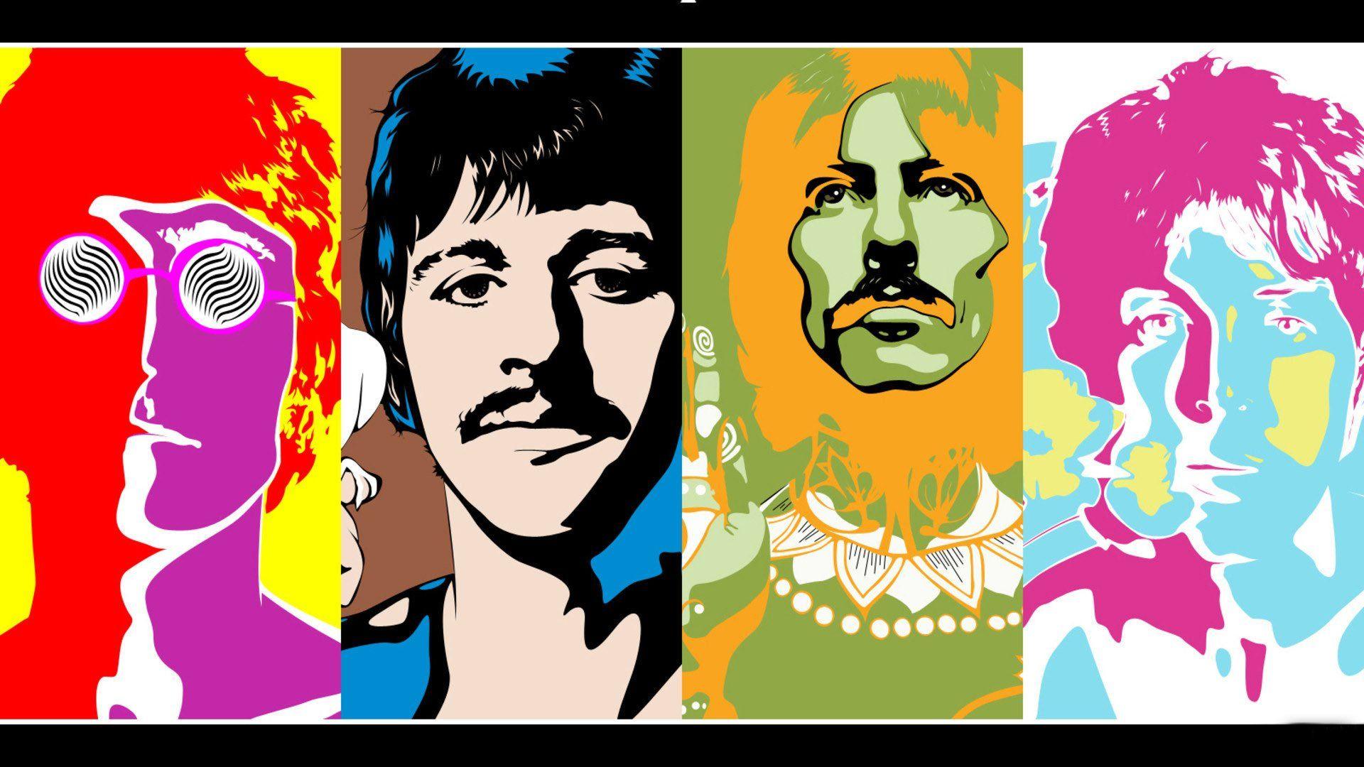 Kumpulan John Lennon The Beatles 4k HD Wallpaper