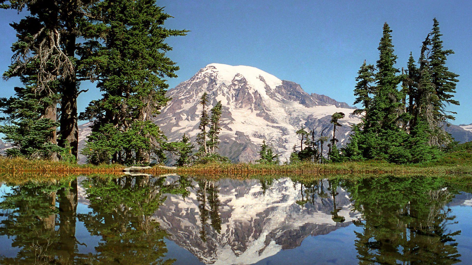 Mount Rainier HD Wallpaper