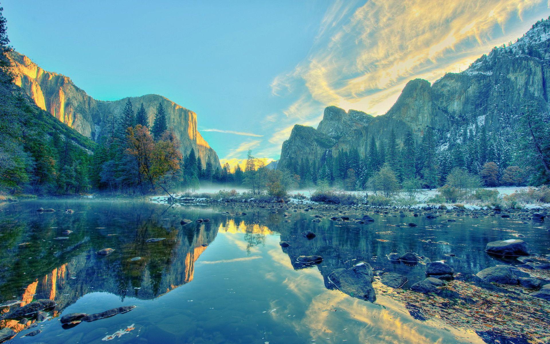 Calming Yosemite National Park wallpaper. Calming Yosemite