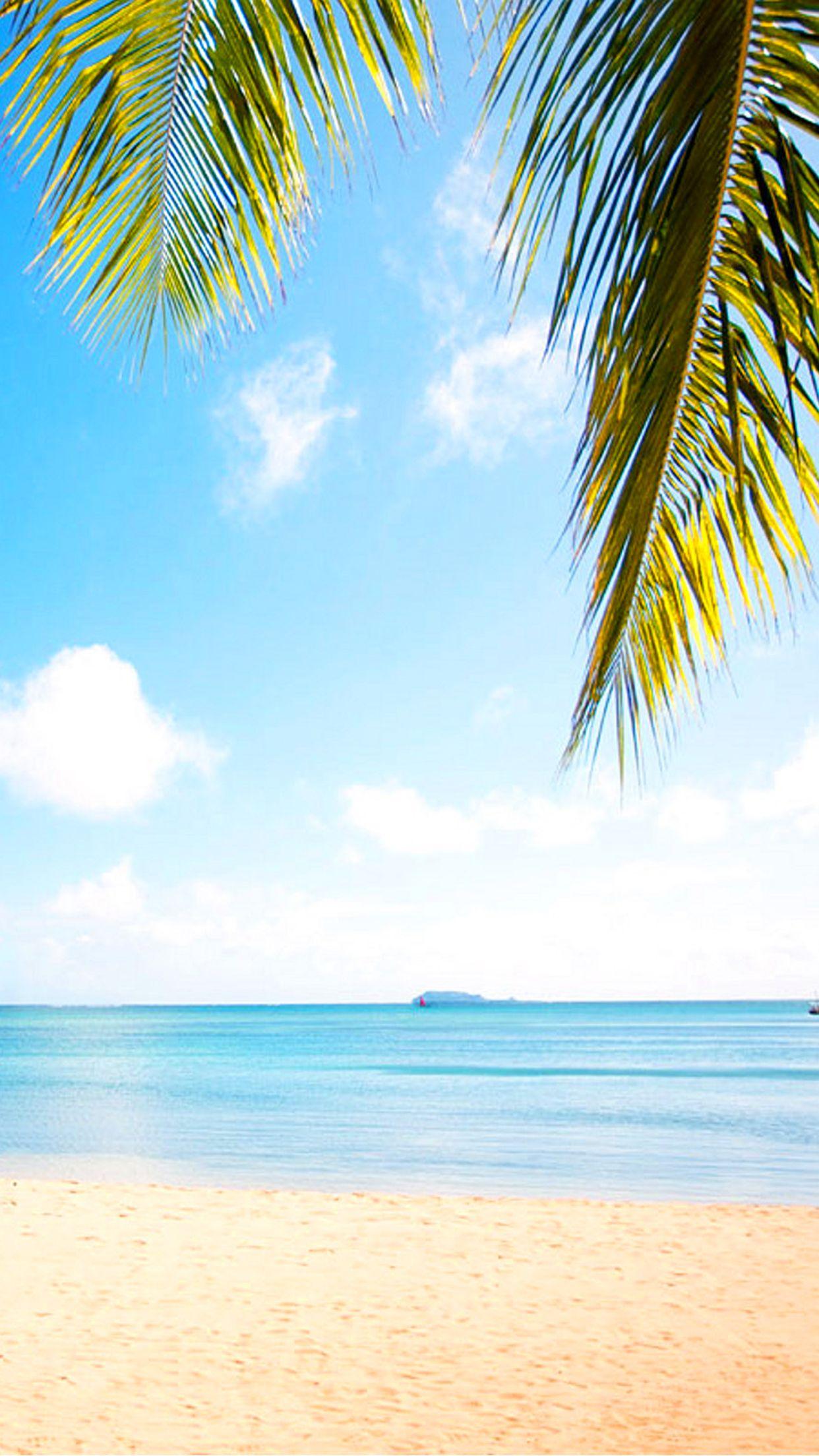 Wallpaper HD iPhone Mauritius beach paradise