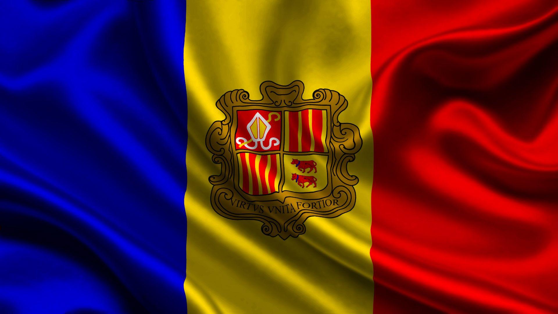 HD Andorra Flag Wallpaper
