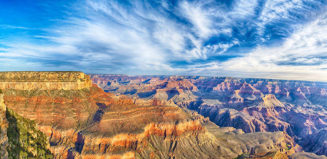 Wallpaper Grand Canyon Park USA Nature Canyon Mountains Sky Parks