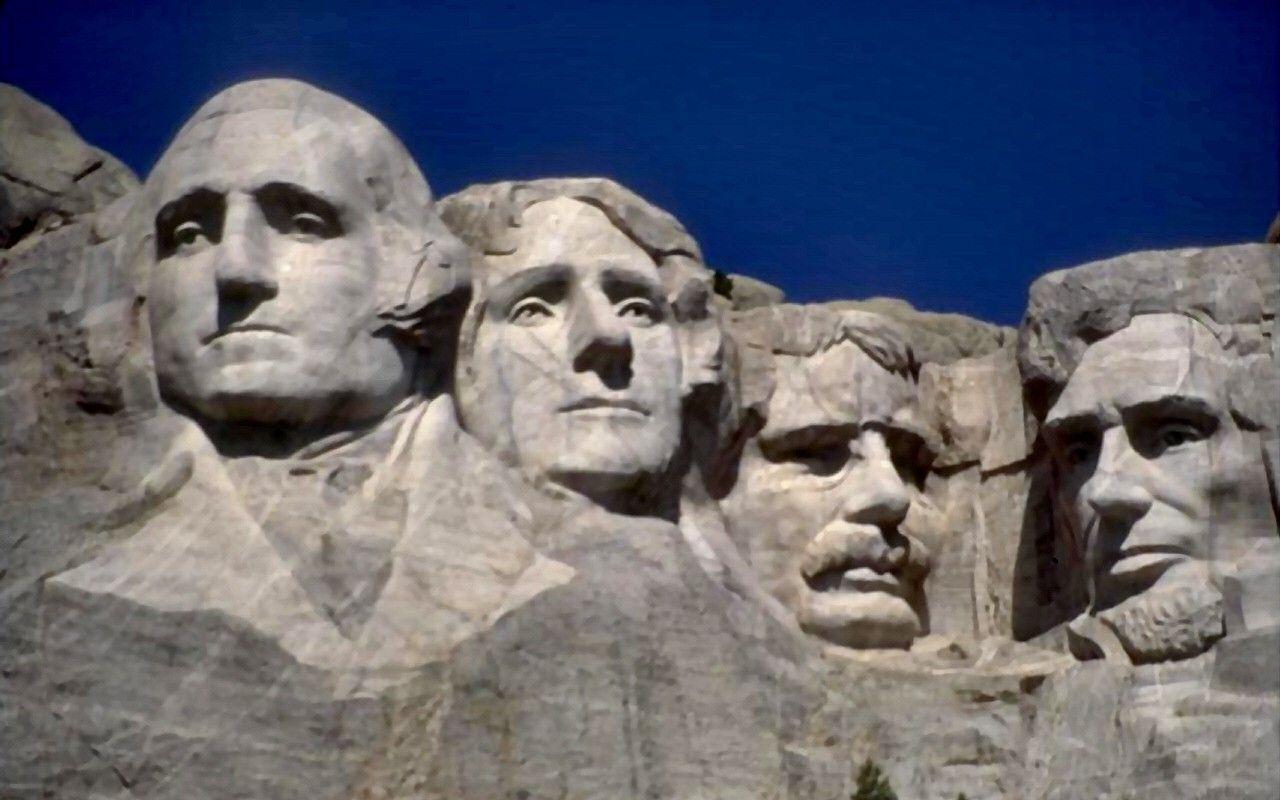 Rushmore Tag Wallpaper: Head Abraham Lincoln Mount Rushmore