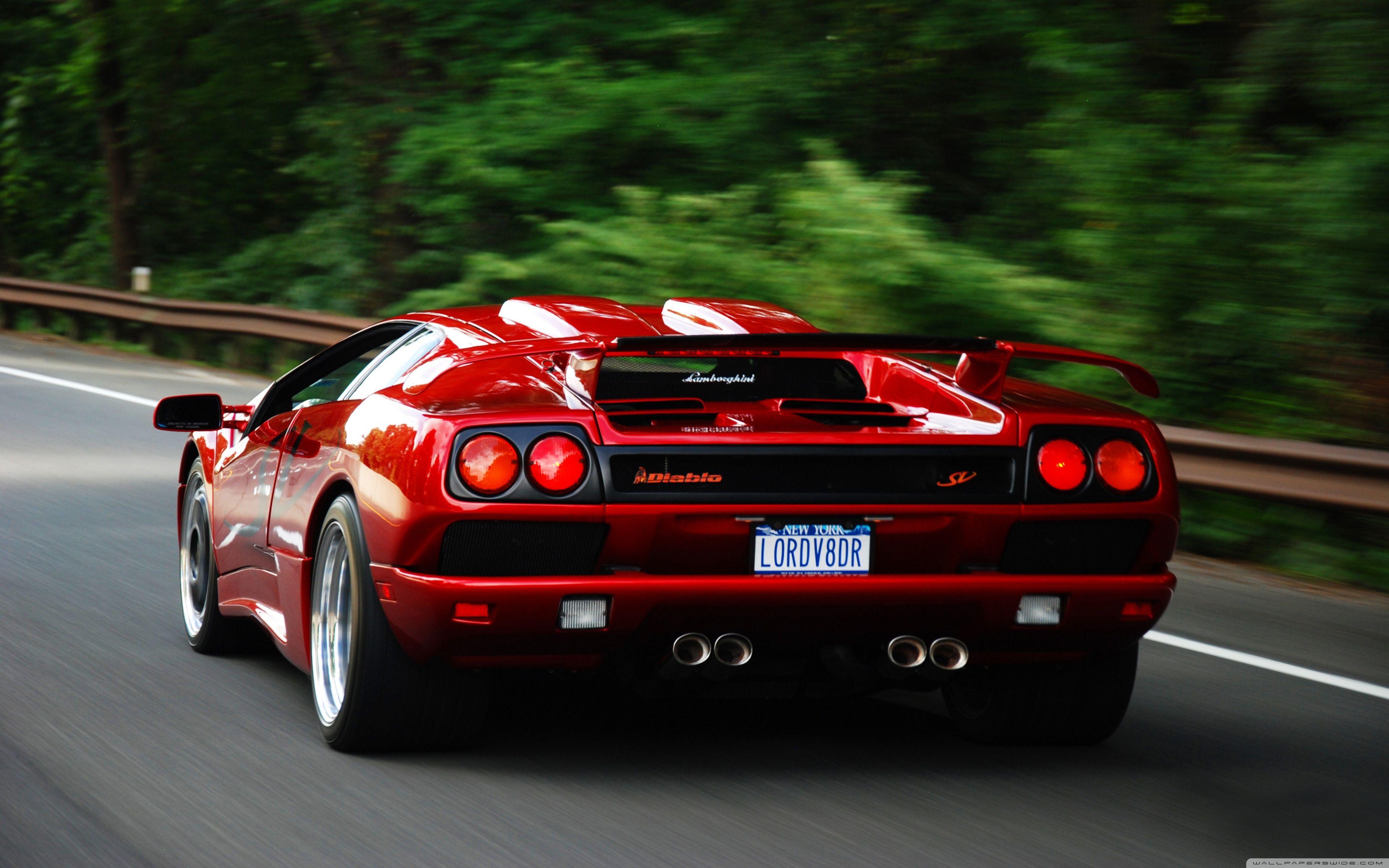 Lamborghini Diablo SV HD desktop wallpaper, Widescreen, High