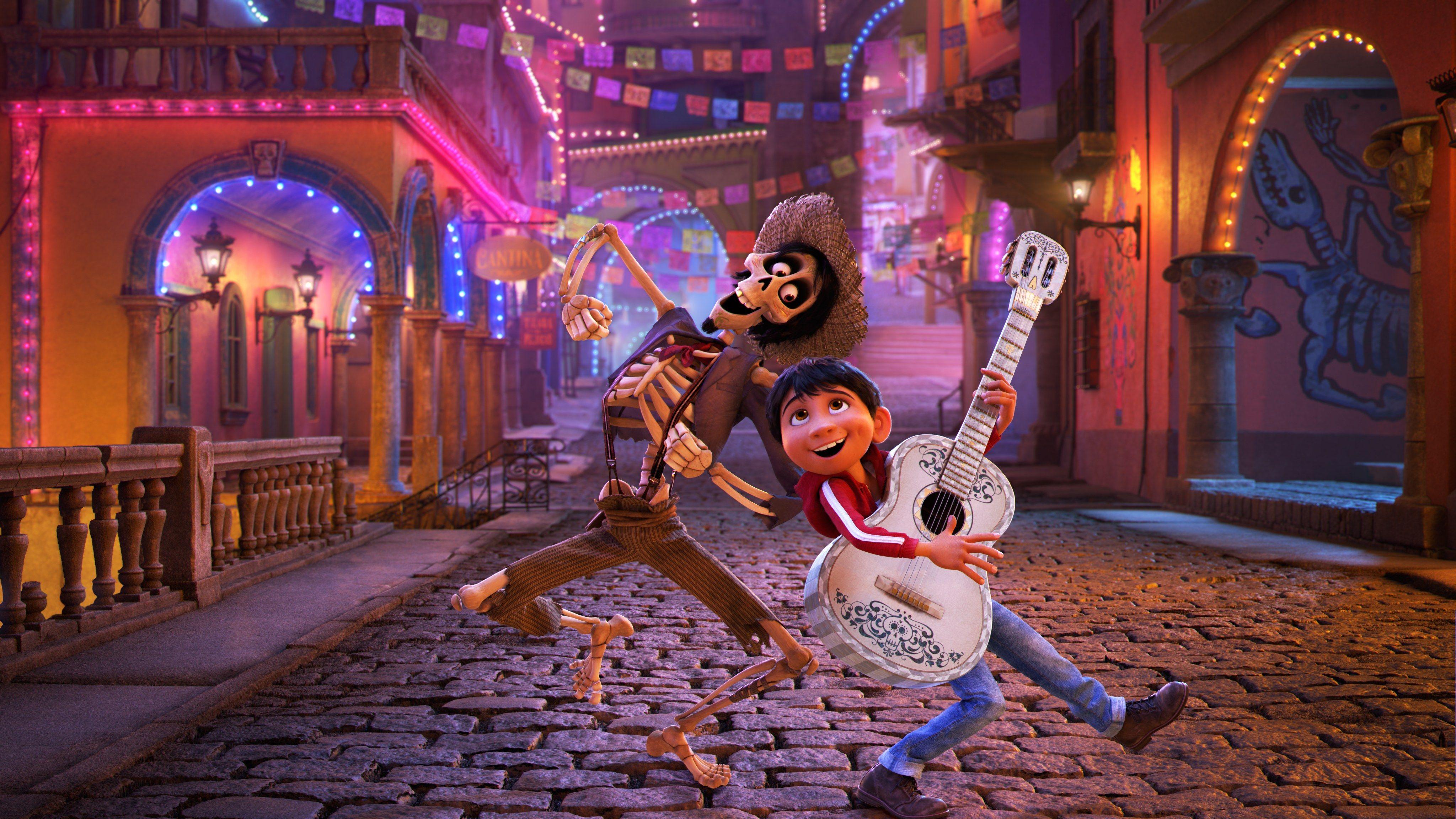 Wallpaper Miguel Rivera, Hector, Coco, Animation, Disney, Pixar