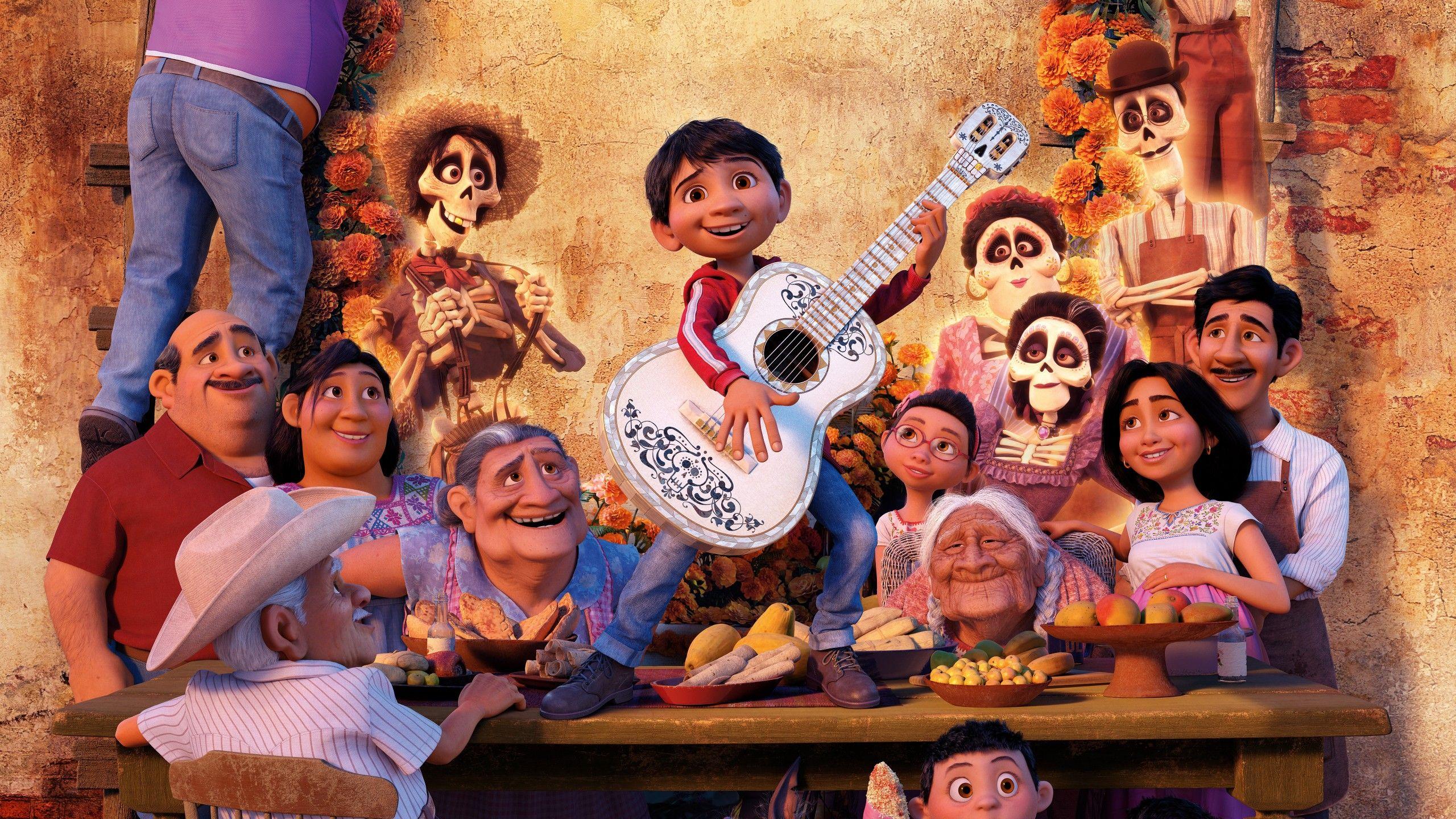 Wallpaper Coco, Pixar, Animation, HD, 5K, Movies