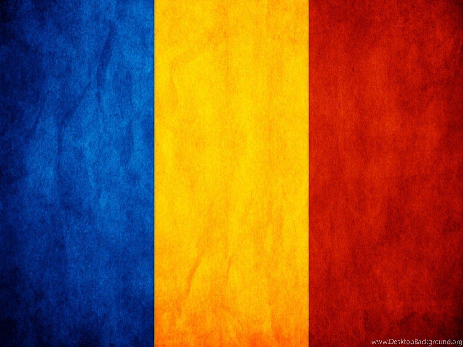 Flag Of Romania HD Wallpaper Desktop Background
